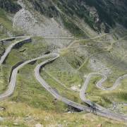 Transfagarasan twisty road
